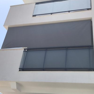 Toldo bajante gris 7016